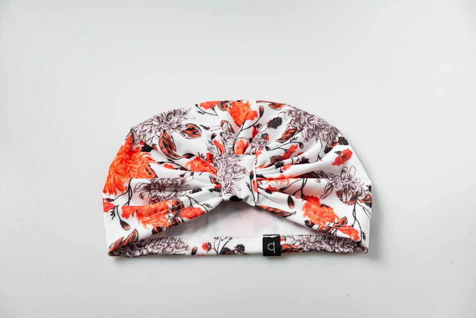 Τουρμπάνι πορτοκαλί floral