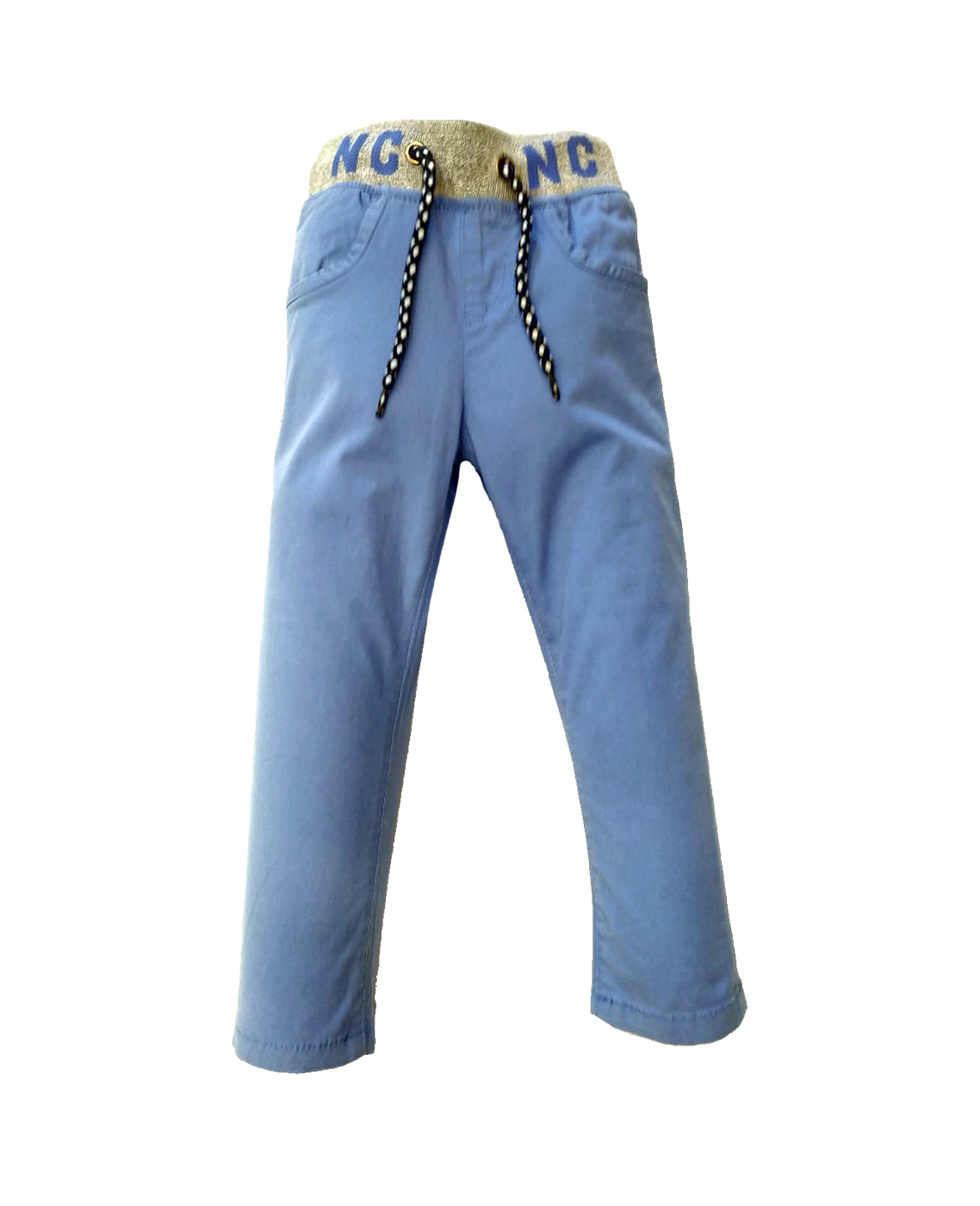 Παντελόνι με λάστιχο στη μέση και κορδόνι 28219