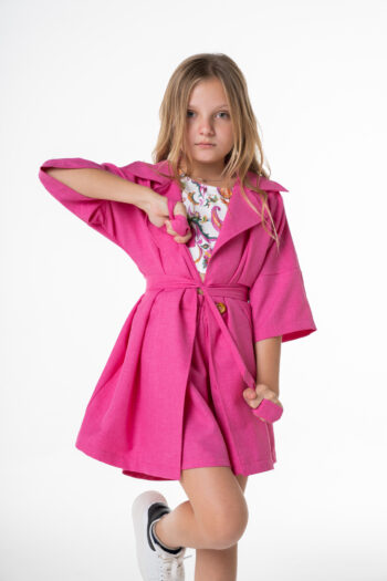 Καμπαρντίνα Oversizet GNS216 Φούξια