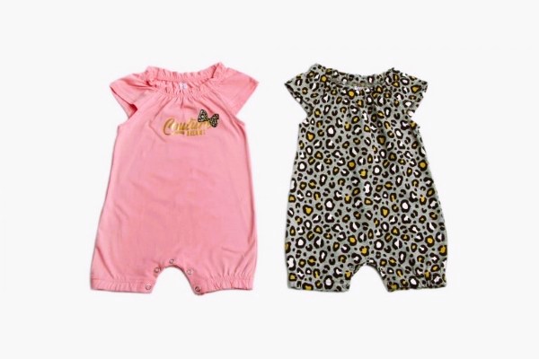 Σετ 2 Φορμάκια Κοντομάνικα Ροζ