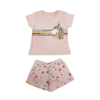 ΠΥΖΑΜΑ ΡΟΖ ΜΕ ΕΜΠΡΙΜΕ ΣΟΡΤΣ-DREAMS