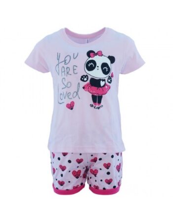 Πιτζάμα Καλοκαιρινή για Κορίτσι Ροζ