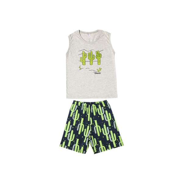 ΠΥΖΑΜΑ ΓΚΡΙ ΜΕ ΤΥΠΩΜΑ-DREAMS