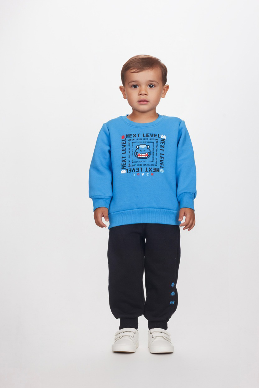 Φόρμα φούτερ Next Level γαλάζιο