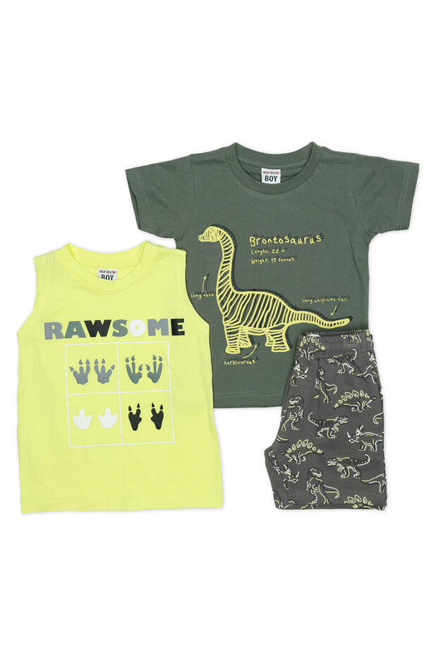 Σετ με 2 μπλούζες και βερμούδα 825