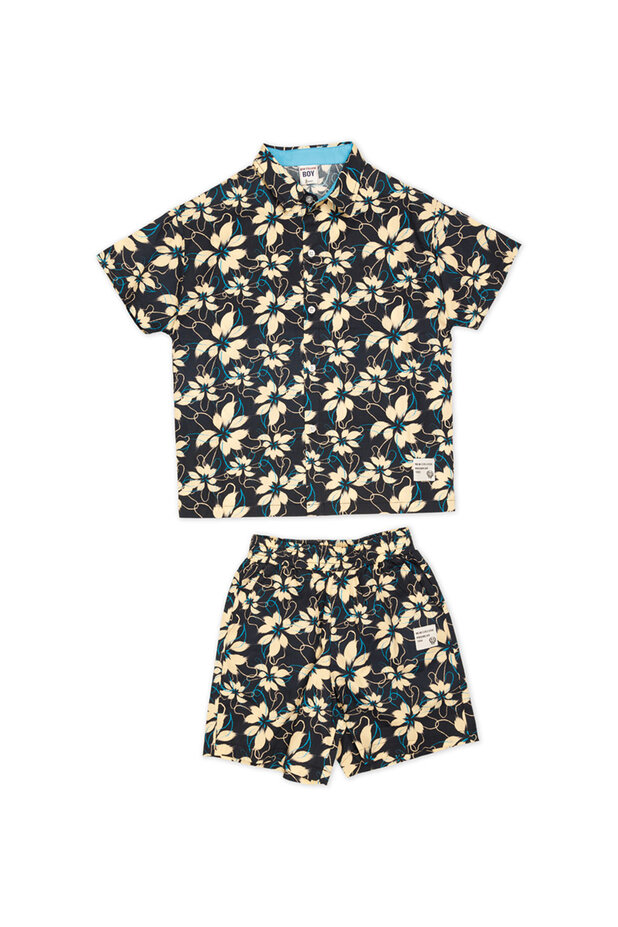 Σετ με πουκάμισο και βερμούδα σταθερή 8049