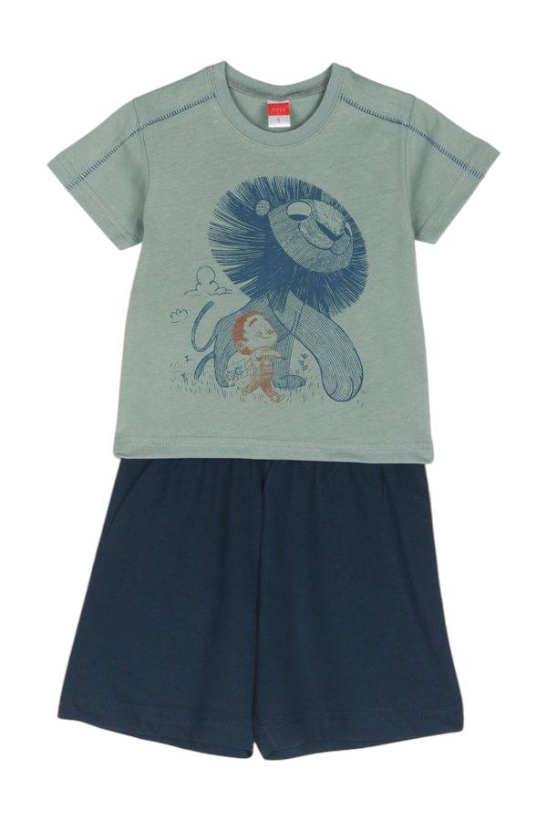 Σετ με σορτς - χακί